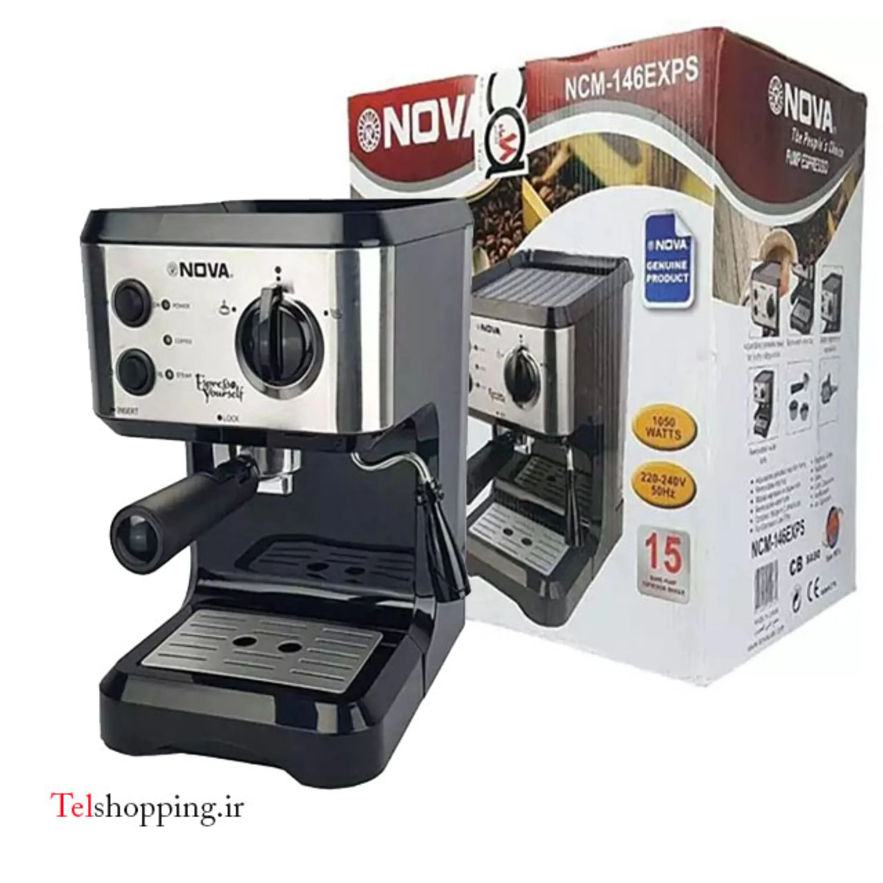 دستگاه اسپرسو ساز نوا مدل 146